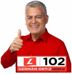 GERMÁN ORTIZ ES CANDIDATO A LA CÁMARA DE REPRESENTANTES POR EL PARTIDO LIBERAL, LUEGO DE SU RENUNCIA AL PARTIDO CONSERVADOR.